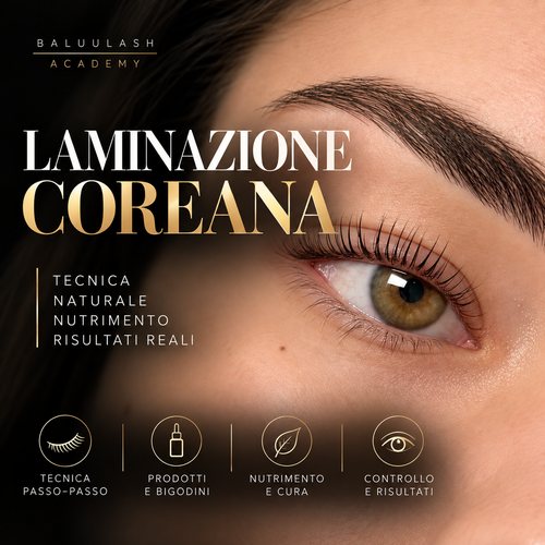 LAMINAZIONE CIGLIA COREANA