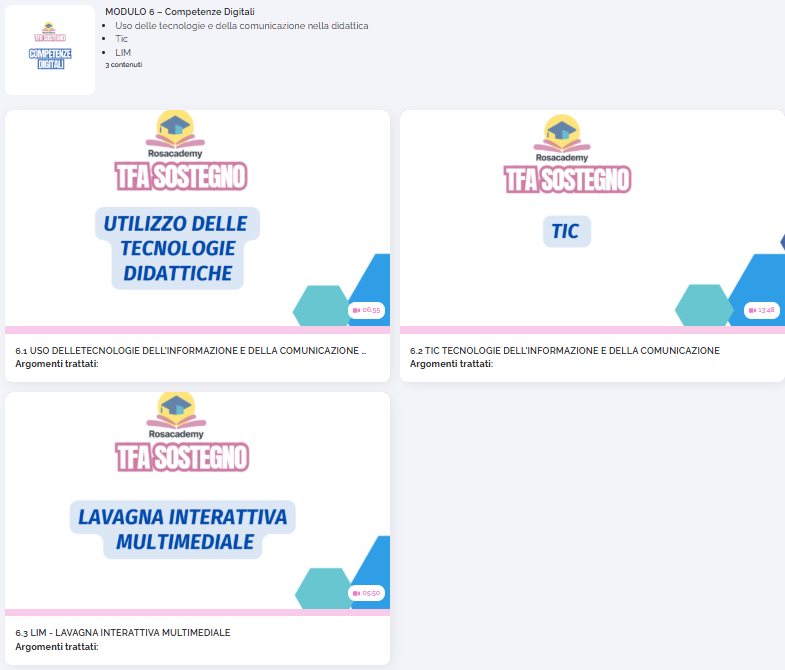 X CICLO TFA SOSTEGNO Corso di Preparazione Online Completo