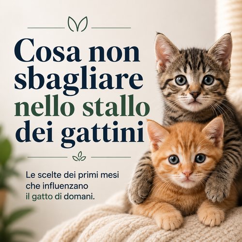 Cosa non sbagliare nello stallo dei gattini
