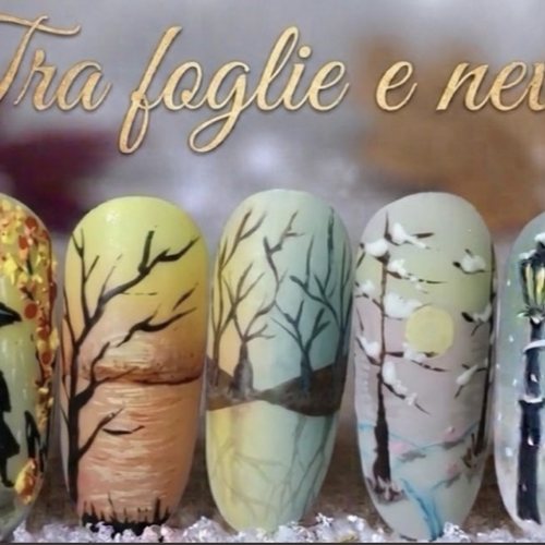 Tra foglie e neve